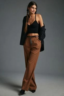 Best deal 👍 By Anthropologie Seamless Triangle Racerback Tank BLACK 🔔 -Pilcro shop unnamed file 1110