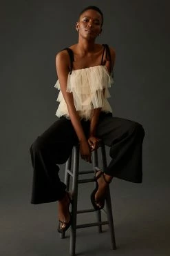 Coupon ❤️ Sunday In Brooklyn Tie-Strap Tank IVORY ⭐