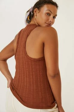 Buy 👏 Pilcro Sustainable Ribbed Tank CHARTREUSE ❤️ -Pilcro shop unnamed file 1191