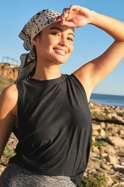 Outlet 💯 Beyond Yoga Balance Tank DARKEST NIGHT ⌛