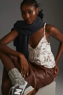 Buy 🥰 Bella Dahl Ash Frayed Cami GREY MOTIF 🤩 -Pilcro shop unnamed file 1239