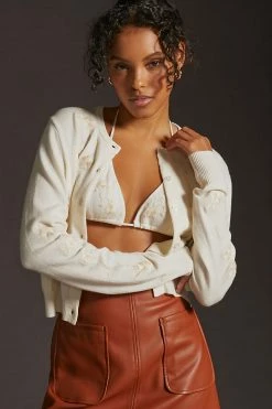 Outlet 🛒 Favorite Daughter The Lana Bra Top IVORY 🔥