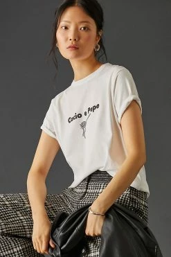 Best deal 😉 KULE The Modern Cacio E Pepe Tee WHITE 🌟