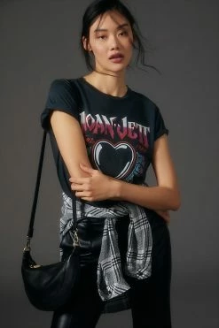 Promo 🤩 Letluv Joan Jett Bad Reputation Graphic Tee BLACK 🌟