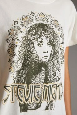 Best Sale ✨ LetLuv Stevie Nicks Graphic Tee IVORY 🎉 -Pilcro shop unnamed file 155