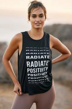 Brand new ⭐ Spiritual Gangster Radiate Positivity 👚 Shirt BLACK 🥰 -Pilcro shop unnamed file 168