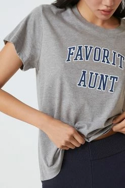 Best deal 😀 Favorite Daughter Favorite Aunt Tee GREY 👍 -Pilcro shop unnamed file 182