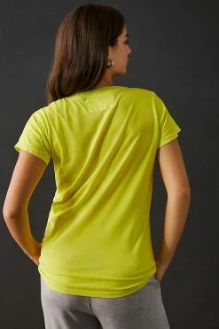 Brand new ❤️ FREECITY SIGN/GOLDENline Short-Sleeve Tee YELLOW ⭐ -Pilcro shop unnamed file 190