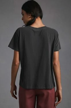 Brand new ✔️ Sundry Short-Sleeve Retro Tee BLACK 🛒 -Pilcro shop unnamed file 20