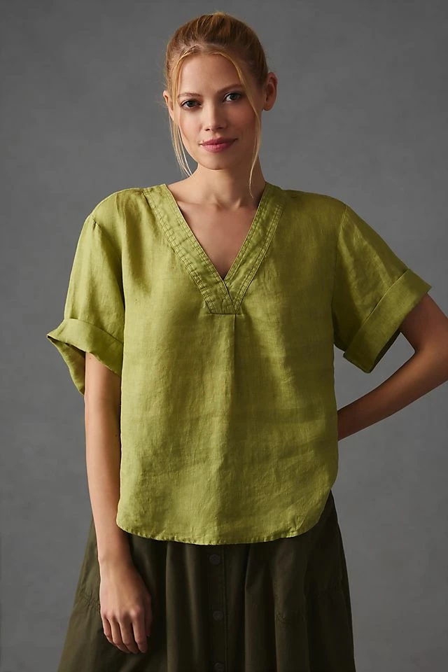 Best reviews of 💯 Pilcro Linen Henley Surf 👚 Shirt GREEN 😀 3 Best reviews of 💯 Pilcro Linen Henley Surf 👚 Shirt GREEN 😀 - Image 3