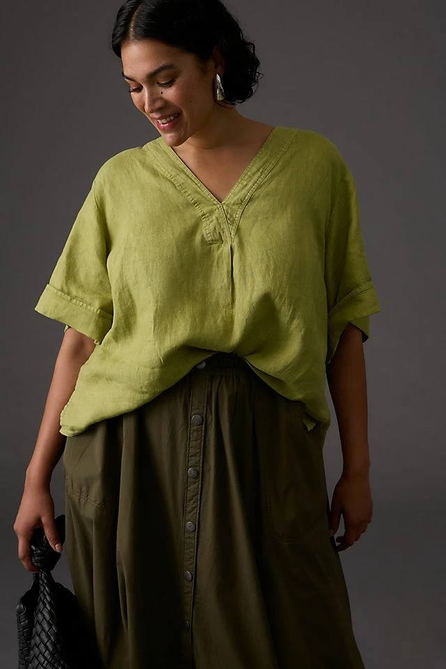 Best reviews of 💯 Pilcro Linen Henley Surf 👚 Shirt GREEN 😀 6 Best reviews of 💯 Pilcro Linen Henley Surf 👚 Shirt GREEN 😀 - Image 6