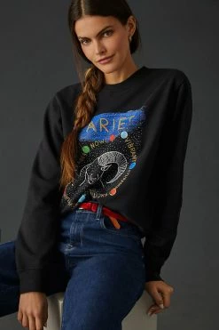 Wholesale ⌛ Unfortunate Portrait Horoscope Sweatshirt Aries 🧨