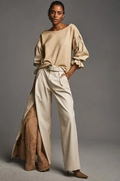 Top 10 ๐ Pilcro Mixed-Media Pullover BEIGE ๐ 8 Top 10 ๐ Pilcro Mixed-Media Pullover BEIGE ๐ -Pilcro shop unnamed file 261