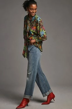 Coupon ⌛ Mille Blair Blouse GREEN MOTIF 🎁 -Pilcro shop unnamed file 317