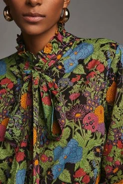 Coupon ⌛ Mille Blair Blouse GREEN MOTIF 🎁 -Pilcro shop unnamed file 318