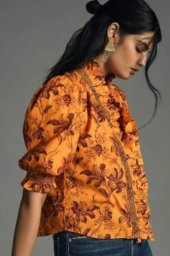 Best reviews of 😍 Love The Label Zuri Blouse MEDIUM ORANGE 🤩 -Pilcro shop unnamed file 353