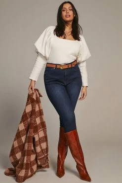 Wholesale ✔️ English Factory Mutton-Sleeve Top WHITE 🧨 -Pilcro shop unnamed file 380