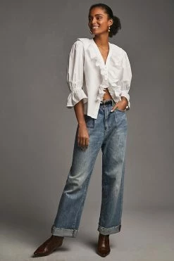 Buy ✨ Mille Hanna Top WHITE ???? -Pilcro shop unnamed file 385