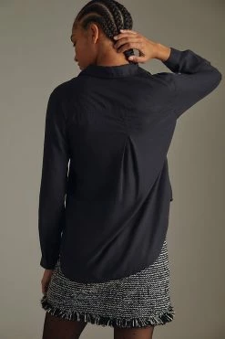 New ⭐ Bella Dahl Del Mar Buttondown BLACK 🌟 -Pilcro shop unnamed file 473