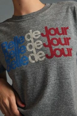 Discount 🌟 MOTHER The Grab Bag Crop Tee GREY 👍 -Pilcro shop unnamed file 50