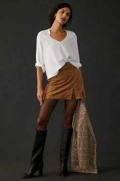 Best Sale 😍 Cloth & Stone Smocked Blouse WHITE ❤️ -Pilcro shop unnamed file 503