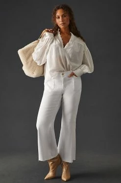 Deals ???? Sunday In Brooklyn Henley Blouse WHITE ???? -Pilcro shop unnamed file 525