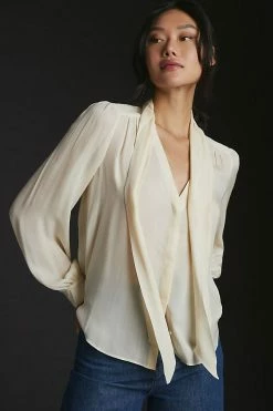 Best Sale ๐ Paige Kirstie Silk Blouse IVORY ๐คฉ 6 Best Sale ๐ Paige Kirstie Silk Blouse IVORY ๐คฉ -Pilcro shop unnamed file 540