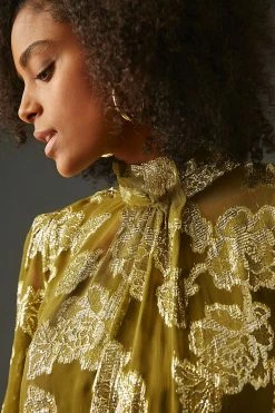 Outlet 🧨 Mille Charlotte Blouse GREEN 🔥 -Pilcro shop unnamed file 549