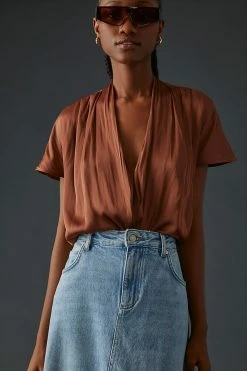 Best Pirce 🔔 Paige Dijon Bodysuit BRONZE 🔥