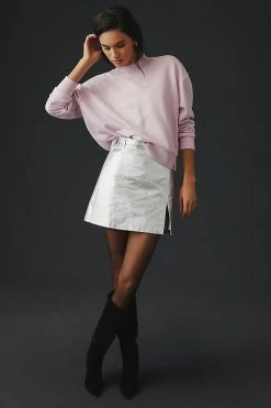 Best Pirce 😉 Scotch & Soda Graphic Sweatshirt LAVENDER 😀 -Pilcro shop unnamed file 58