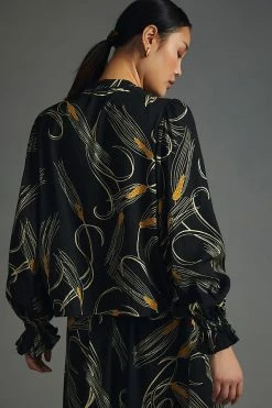 Promo 🛒 The Odells Elodie Top BLACK MOTIF 🛒 -Pilcro shop unnamed file 606