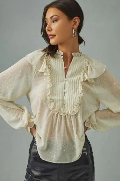 Hot Sale 😉 Stella Nova Aise Blouse CREAM ⭐ -Pilcro shop unnamed file 616