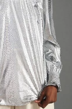 Promo ???? Endless Rose Metallic Top SILVER ❤️ -Pilcro shop unnamed file 624