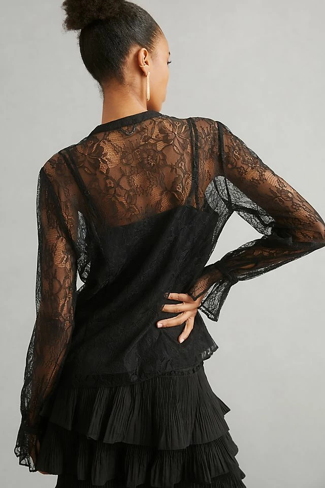 Paige Saldana Lace Blouse Outlet ???? Paige Saldana Lace Blouse BLACK ???? -Pilcro shop unnamed file 629