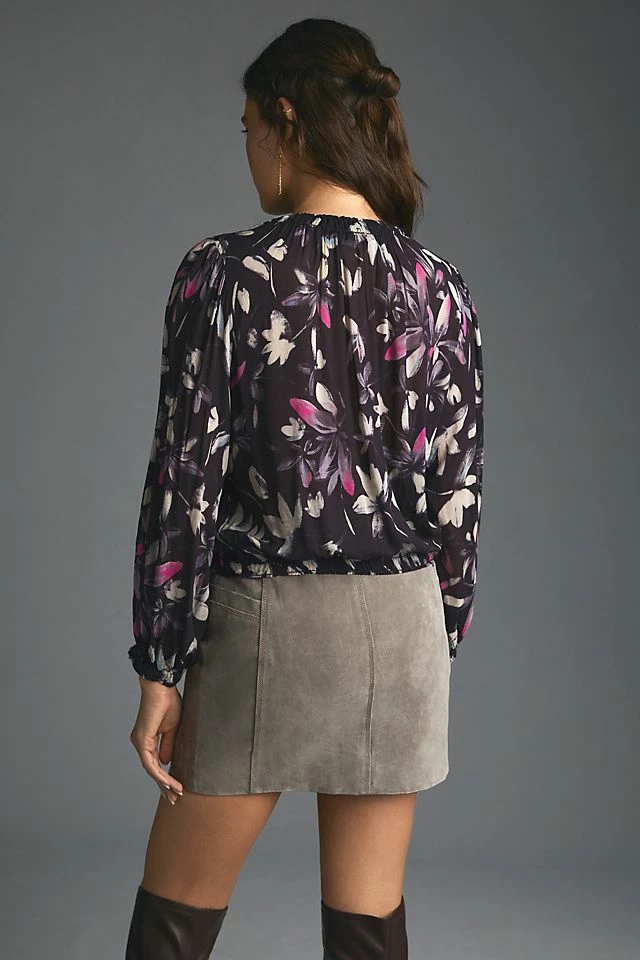 Bella Dahl Printed Blouse Flash Sale ✨ Bella Dahl Printed Blouse PURPLE MOTIF ???? -Pilcro shop unnamed file 671