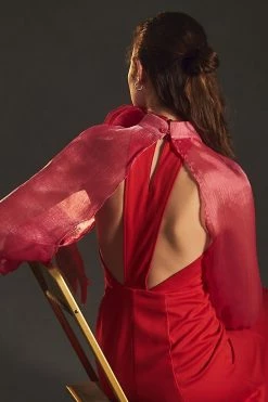 Promo 😉 By Anthropologie Rosette Tulle Sleeves PINK 🎉 -Pilcro shop unnamed file 676