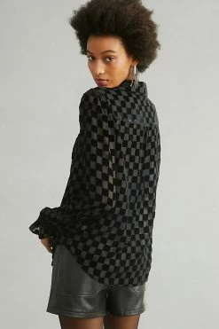 Best deal ✨ Paige Lora Blouse BLACK 👍 -Pilcro shop unnamed file 705