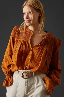 Promo 💯 Antik Batik Bernardo Blouse CEDAR 🔔