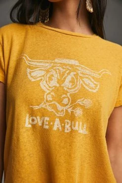 Budget 🔔 MOTHER The Sinful Tee DARK YELLOW 🧨 -Pilcro shop unnamed file 76