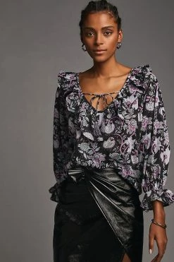 Hot Sale 😉 Mille May Top BLACK MOTIF 👍 -Pilcro shop unnamed file 772