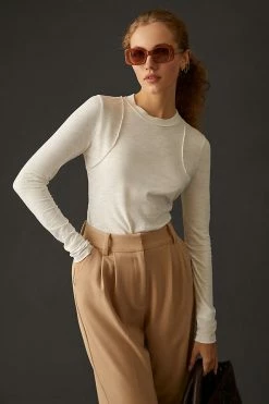 Brand new 😍 Pilcro Reconstructed Racer Tee WHITE 🎁