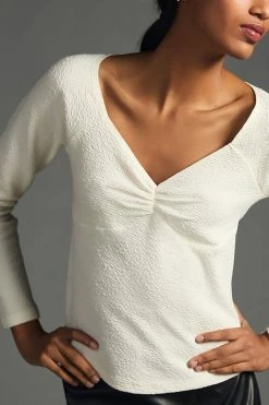 Best deal 👏 Maeve Sweetheart Top WHITE 💯 -Pilcro shop unnamed file 797