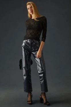 Outlet 👏 Hanky Panky Signature Lace Long-Sleeve Top BLACK 🔥 -Pilcro shop unnamed file 800