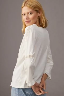 Best reviews of 🧨 Tiny Carol Lacey Femme Top IVORY 🌟 -Pilcro shop unnamed file 841