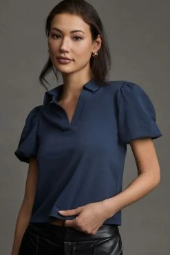 Coupon ✔️ Walter Baker Sheila Top NAVY ???? -Pilcro shop unnamed file 849