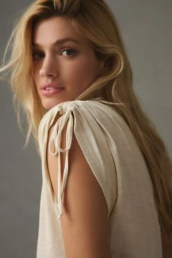 New 😉 Daily Practice By Anthropologie The Willow Spring Top OYSTER ❤️ -Pilcro shop unnamed file 868