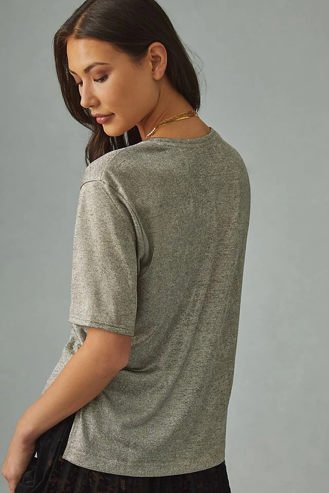 Brand new ๐ Pilcro Deep V-Neck Tee SILVER ๐ฏ 5 Brand new ๐ Pilcro Deep V-Neck Tee SILVER ๐ฏ - Image 5