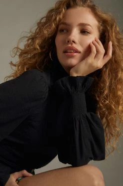 Top 10 🎁 Nation LTD Violet Long-Sleeve Top BLACK 👏 -Pilcro shop unnamed file 974