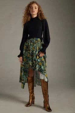 Top 10 🎁 Nation LTD Violet Long-Sleeve Top BLACK 👏 -Pilcro shop unnamed file 975