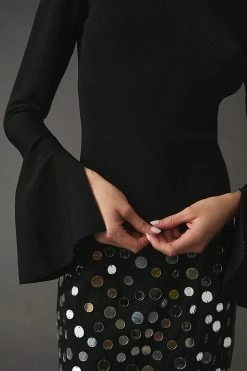 Wholesale 😍 Essentiel Antwerp Castello Pullover BLACK 🤩 -Pilcro shop unnamed file 985